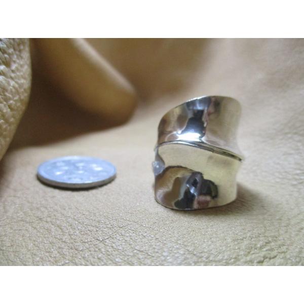 Silver925 Ring ・指輪 ・シルバーリング、15号 8.8g n1089