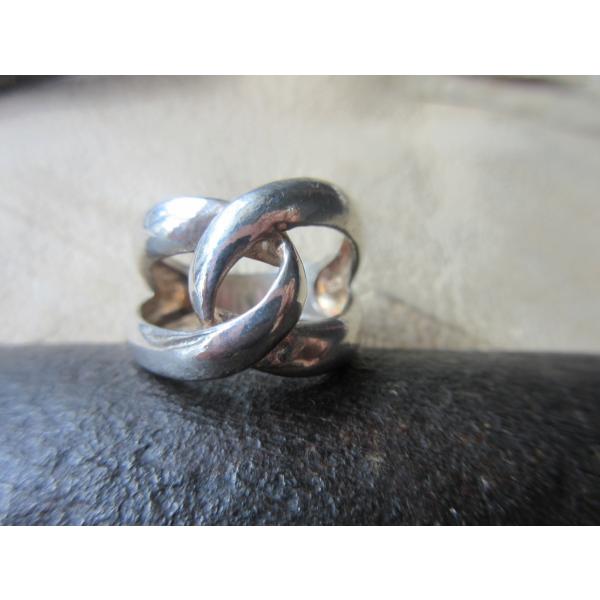 Silver925 Ring ・指輪 シルバーリング、16号 5.4g n608 : ABC