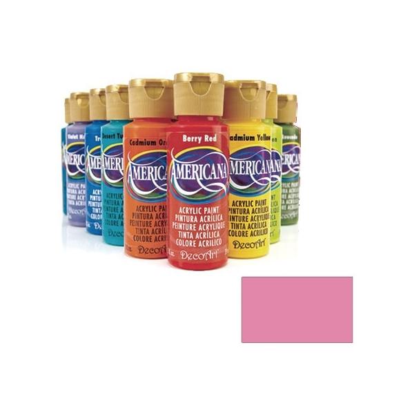 デコアート アメリカーナアクリルペイント 2oz.59ml 普通色 Petal Pink ペタルピンク da-214