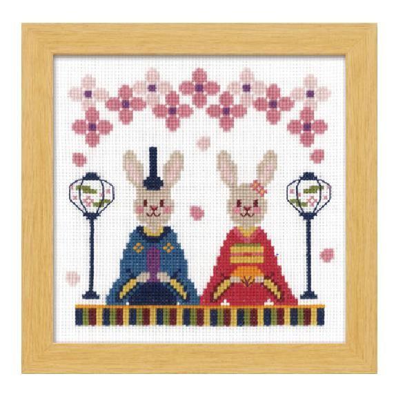 Olympus（オリムパス） 刺繍 キット クロスステッチ うさぎ雛 メール便