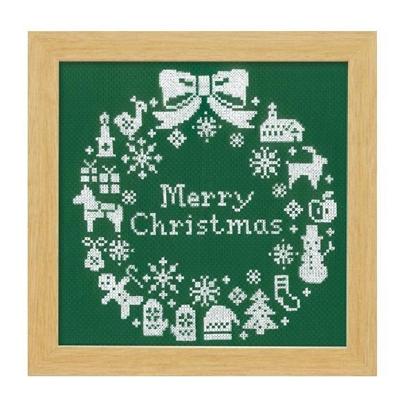 刺繍キット オリムパス クロスステッチ クリスマスリース グリーン メール便 宅配便可 X 101 X 101 手芸用品のabcクラフト 通販 Yahoo ショッピング