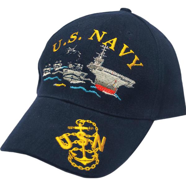 並行輸入品】EagleEmblems アメリカ海軍艦隊 海 空 陸 帽子 キャップ