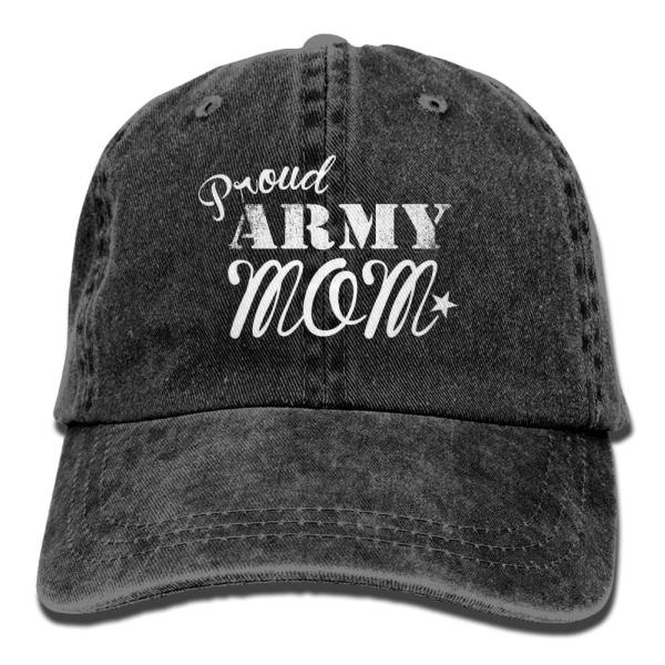 【並行輸入品】CY NAN HAT レディース US サイズ: One Size カラー: ブラック Proud Army Mom Mom Ha
