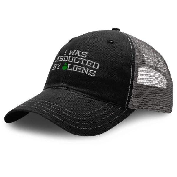 【並行輸入品】Richardson Trucker Mesh Hat I was Abducted by Aliens Embroidery