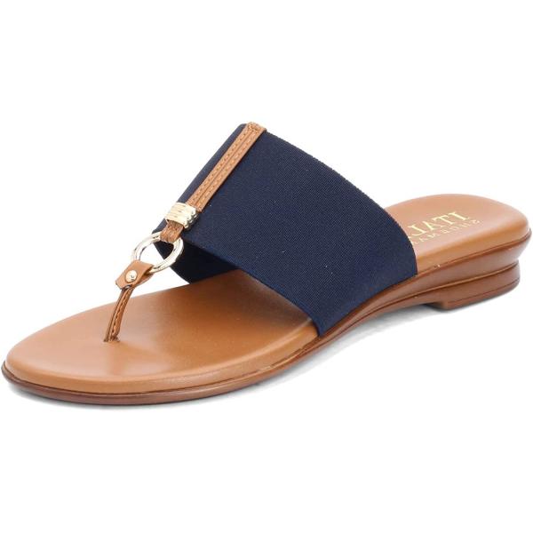 【並行輸入品】ITALIAN Shoemakers レディース Selah Tバック サンダル, ネイビー, 7 ITALIAN Shoemak