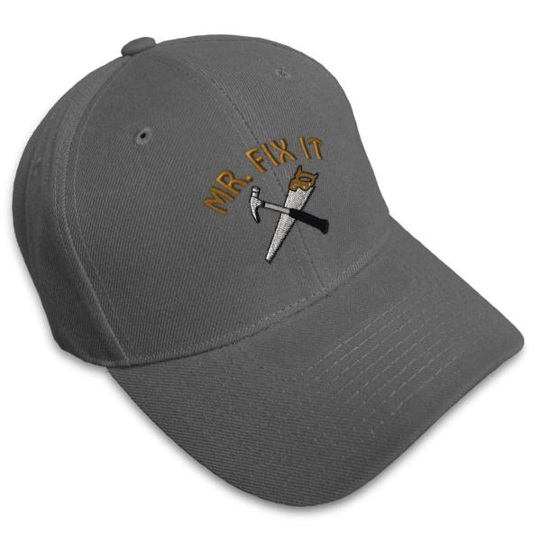 【並行輸入品】Baseball Cap Mr. Fix It Embroidery Profession Construction Acryl