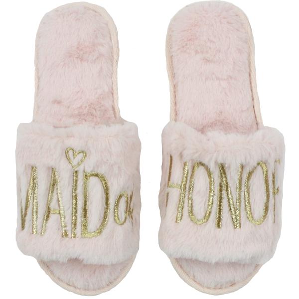 【並行輸入品】The Paisley Box Maid of Honors Slippers Maid of Honor Gifts, B