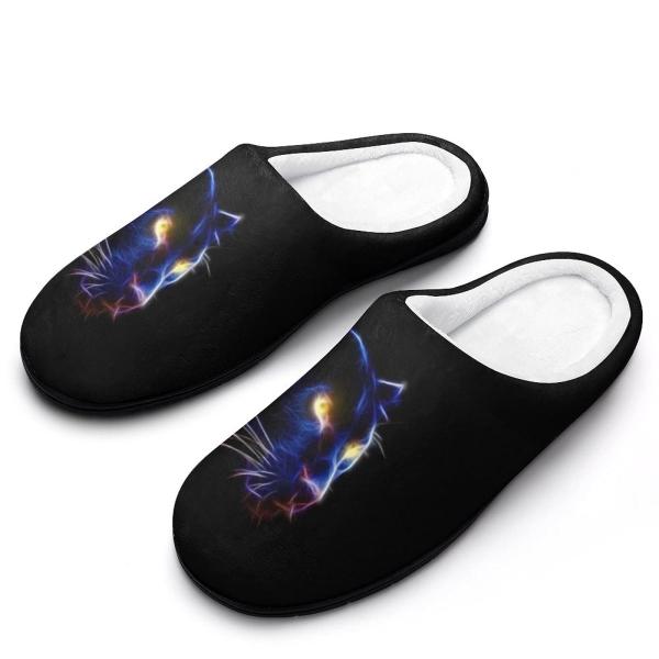【並行輸入品】WEEDKEYCAT Black Panther in The Dark Men's Cotton Slippers Close