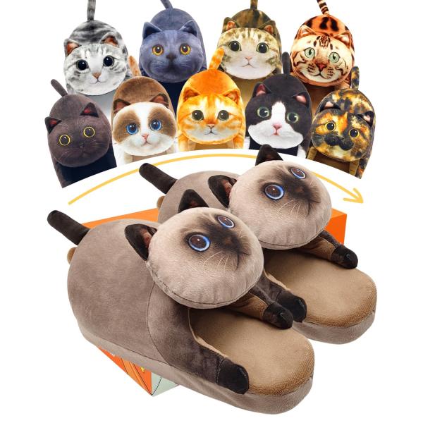 ✨♥オープントゥ✨♥ゴージャスPrincessスリッパ✨♥ 並行輸入品】Openhahaha (オープンハハハ) 女性用/男性用猫用スリッパ