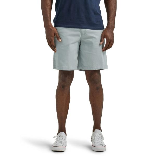 【並行輸入品】Lee Men's Regular Fit Flat Front Short, Summer Haze