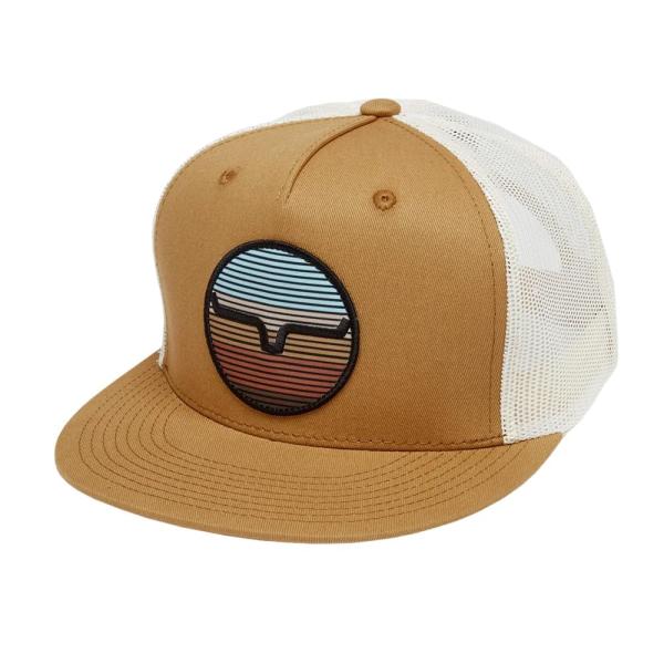 【並行輸入品】Kimes Ranch 調節可能なスナップバックキャップ The Graduate Trucker, 作業着 ブラウン, One