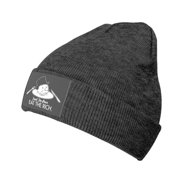 【並行輸入品】Nevfugo Feed The Poor Eat The Rich Cap Women Men Winter Ski Hat
