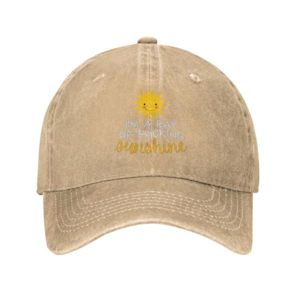 【並行輸入品】Peiyeety Summer Cap I'm A Ray of Fucking Sunshine Cap Men Baseba