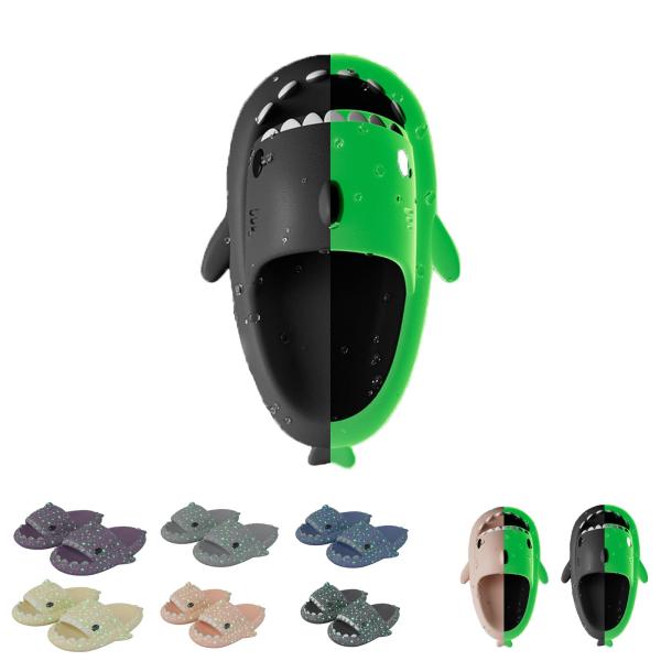 【並行輸入品】Galaxy Shark Slides, Galaxy Shark Slides Glow in the Dark, Cloud