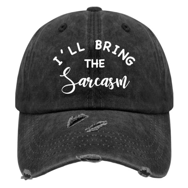 【並行輸入品】ODCRAT Mens Hats Wild Funny Party I’ll Bring The Sarcasm Womens