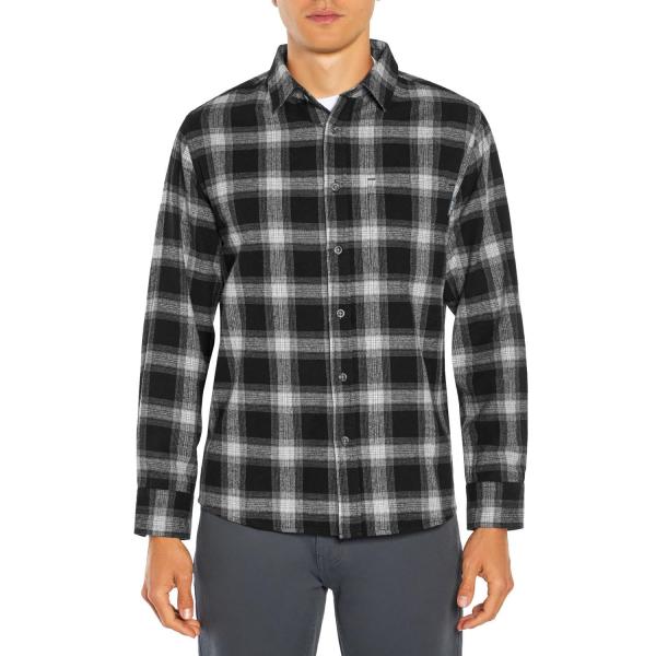 【並行輸入品】Eddie Bauer Men's Bristol Flannel Plaid Long Sleeve Shirt, Soft
