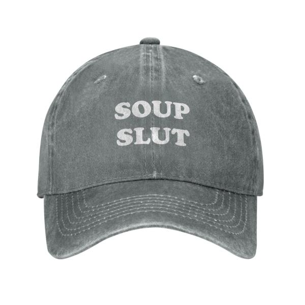 【並行輸入品】Soup Slut Cap for Men Baseball Hat Vintage Caps Gray