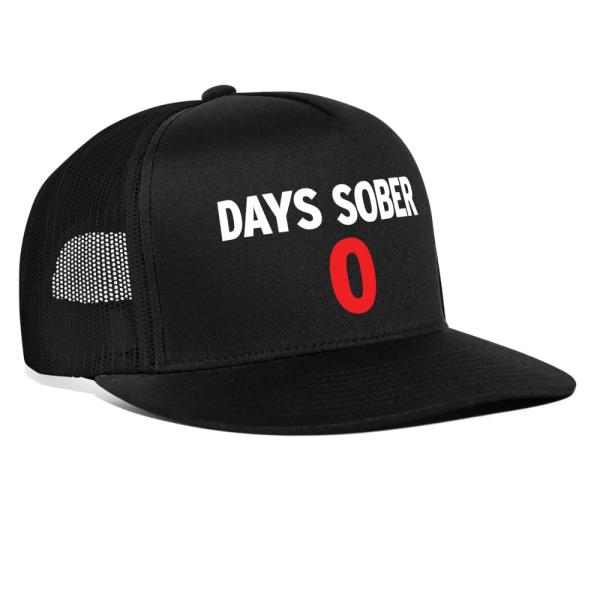 【並行輸入品】Chudly.com Zero Days Sober 0 Funny Drinking Hat Party Snapback M