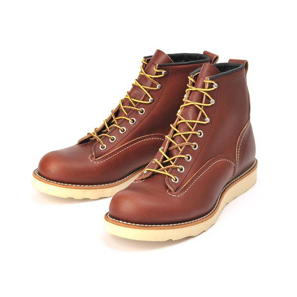 RED WING レッドウィング 6 LINEMAN BOOTS 6インチ ラインマンブーツ 2924 ABC-MART限定　RED BROWN