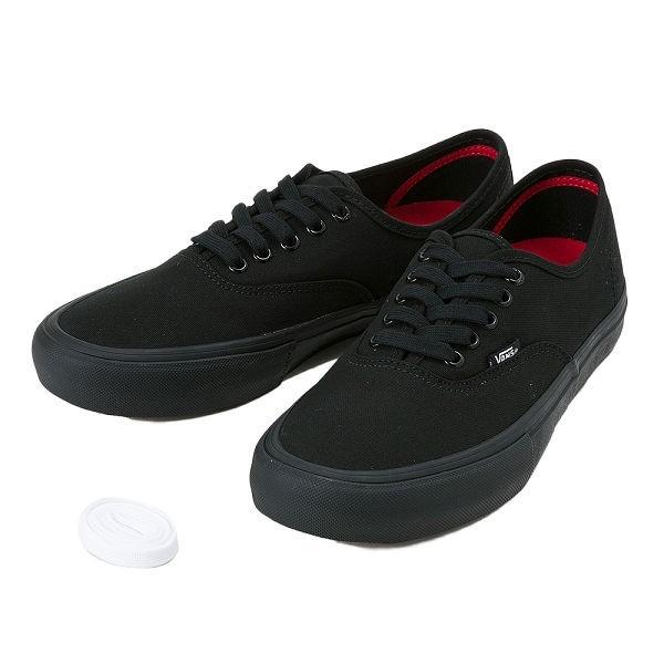 vans authentic pro black black