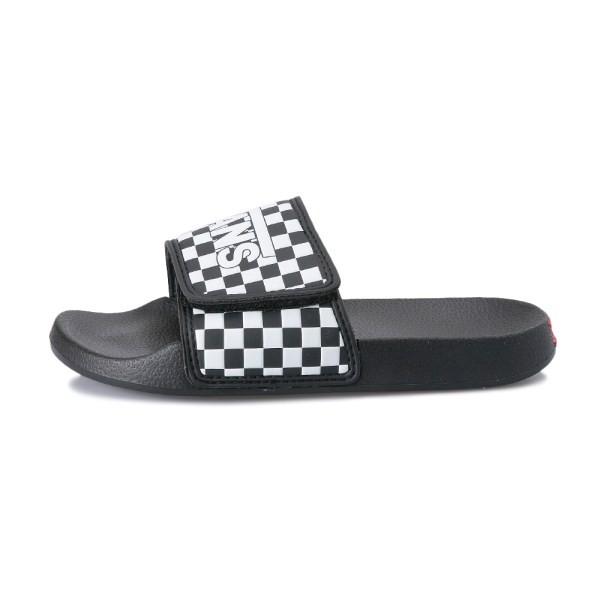 キッズ VANS ヴァンズ サンダル OVERS V7588K BLK/WHT CHK /【Buyee ...