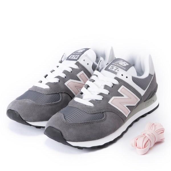 new balance gray and pink