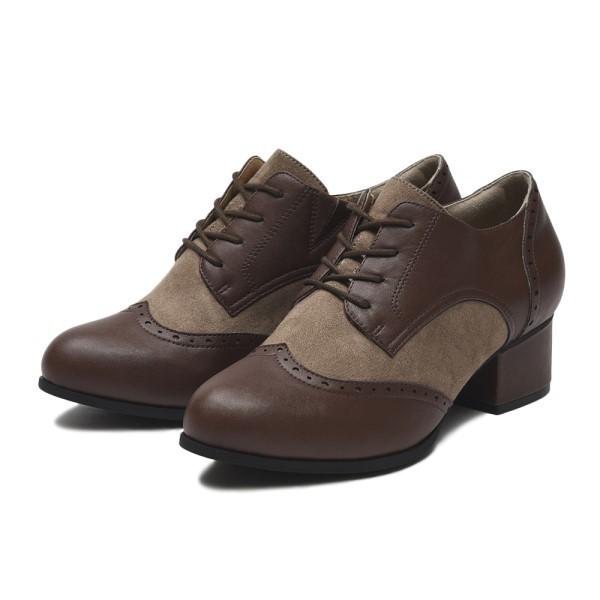 レディース Nuovo ヌオーヴォ マニッシュ Heel Ox 4 5 ヒール オックス 4 5 Nc Brown Abc Mart Paypayモール店 通販 Paypayモール