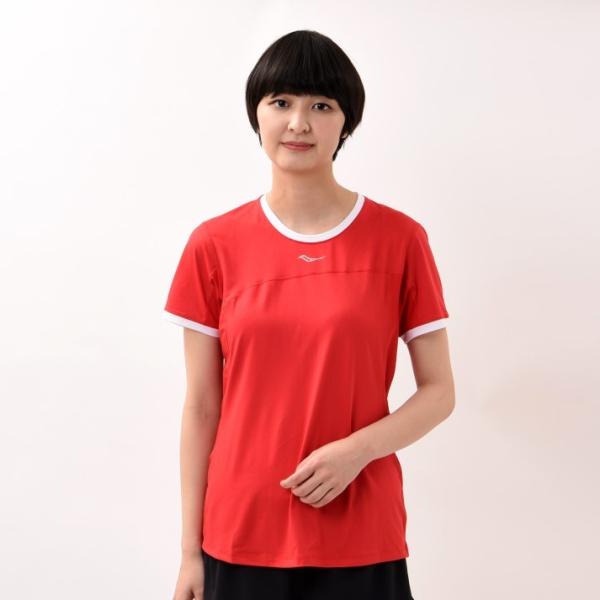 fB[X SauconyAp TbJj[ W DRAFTY SHORT SLEEVE jOVc SAW800285@Saucony RED