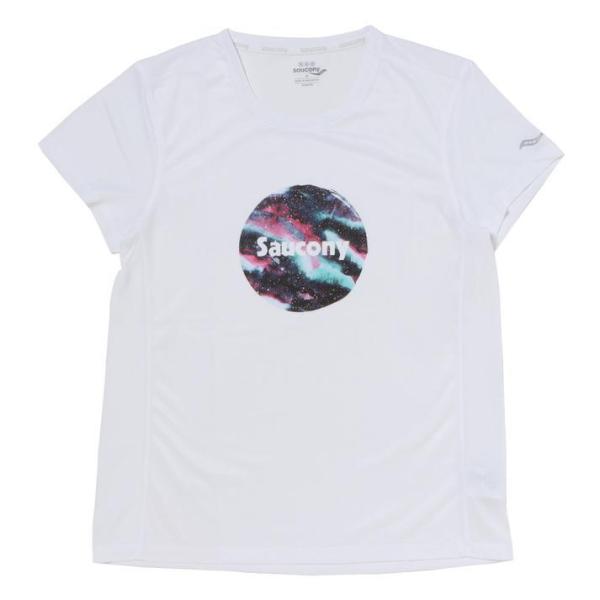 fB[X Saucony TbJj[ W STOPWATCH GRAPHIC S/S jOVc SAW800372-WH WHITE