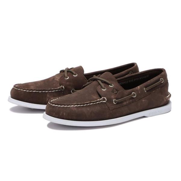 SPERRY TOPSIDER Xy[gbvTC_[ A/O 2-EYE NUBUCK(W) G[I[ c[AC kobN Ch STS24521 BROWN