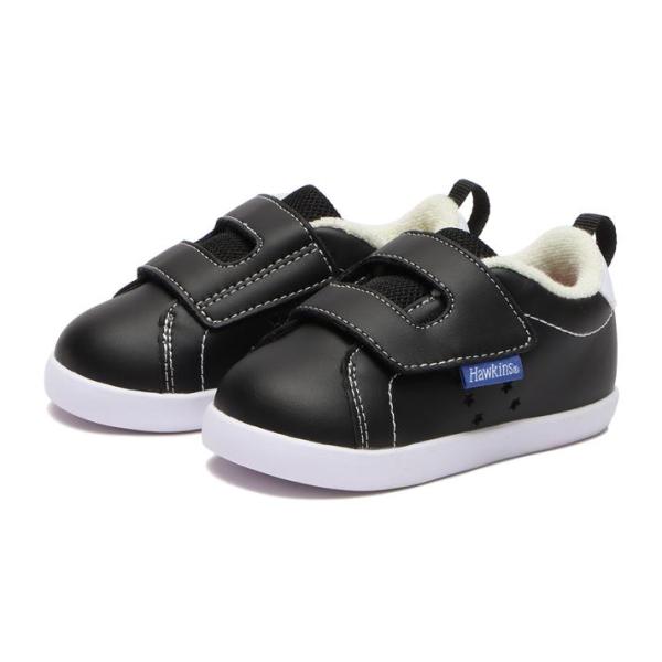 HAWKINS【ホーキンス】のベビーシューズ。ワンアクションで開くベルトで脱ぎ履きも簡単。屈曲性の高い柔らかいアウトソールは、歩き始めのお子様でも歩きやすい仕様。足の裏の形状に合わせたインソールで、歩きやすくお子様の足をしっかりとサポート。...