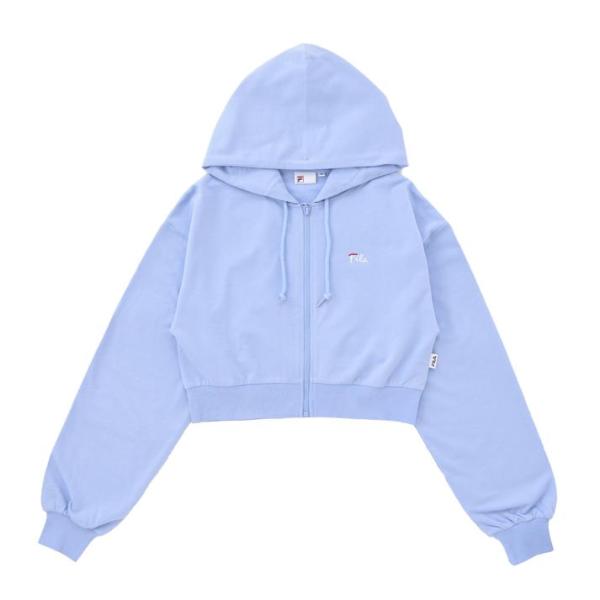 FILA（フィラ） レディース W クロップド F/Z パーカー ジップパーカー