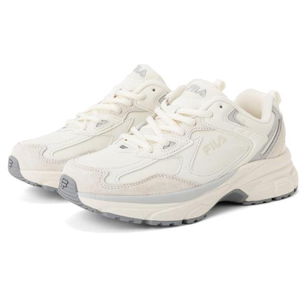 美品⭐︎Mサイズ⭐︎FILA フィラ ファースコート COURT FEATHERY / コート フェザリー /厚底カジュアルスニーカー