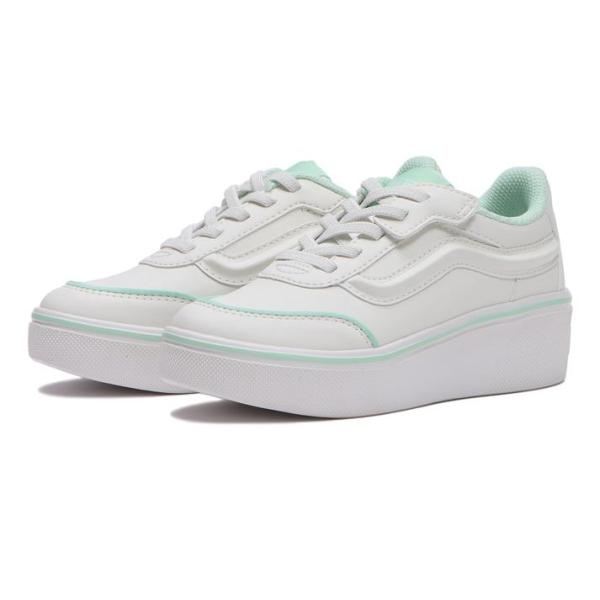 VANS（ヴァンズ） キッズ 17-22 ISSAC イサック V3942K GR.WHITE/GREEN