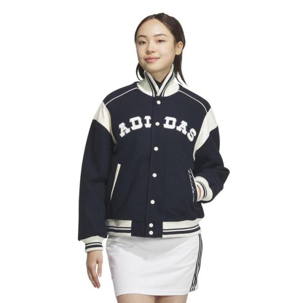 【未使用】ADIDAS VRCT BOMBER W ネイビー/ホワイト adidas（アディダス） レディース W VRCT BOMBER JKT アウター JD6379