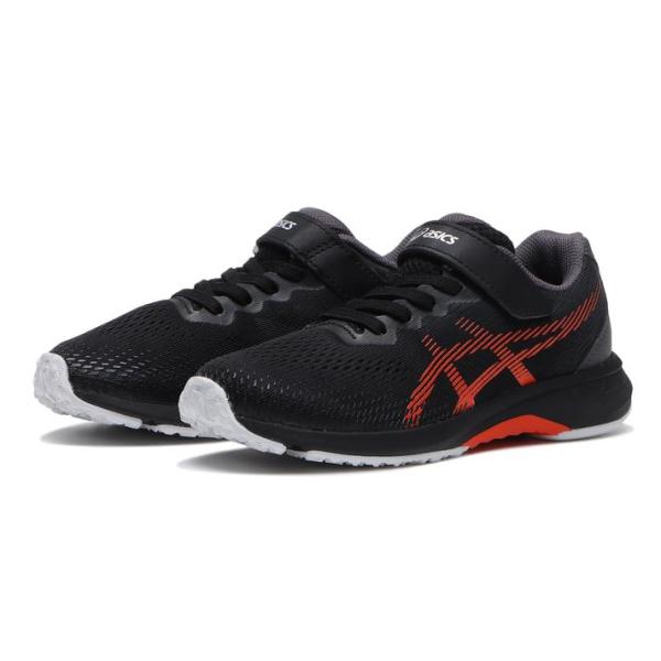 キッズ ASICS アシックス 19-24(H) LAZERBEAM RJ-MG-BW 白底タイプ19-24 レーザービーム RJ-MG-BW 1154A201-001 BLK/ORG