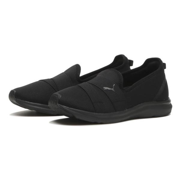 【完売品】PUMA プーマ ウィメンズローファー ブラック 厚底 PUMA プーマ スニーカー レディース 厚底 カリ ウェッジ
