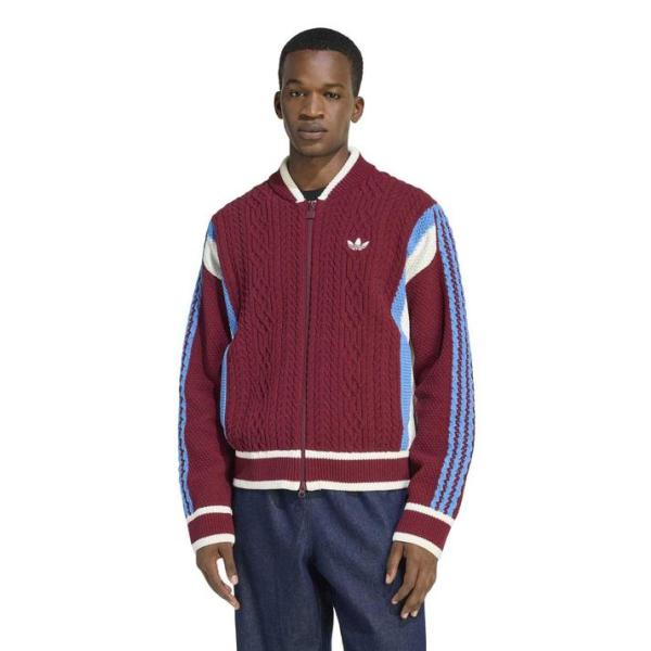 【激レア】アディダス ウール混 ブルゾン adidas（アディダス） M WICONS CARDIGAN ニットカーディガン KR7633