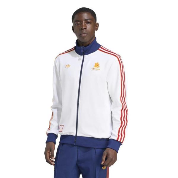 ASローマ　ウインドブレーカー/カッパ　Mサイズ（J）　アディダス adidas（アディダス） M AS ROMA T ICON TT アウター JM2127 WHITE