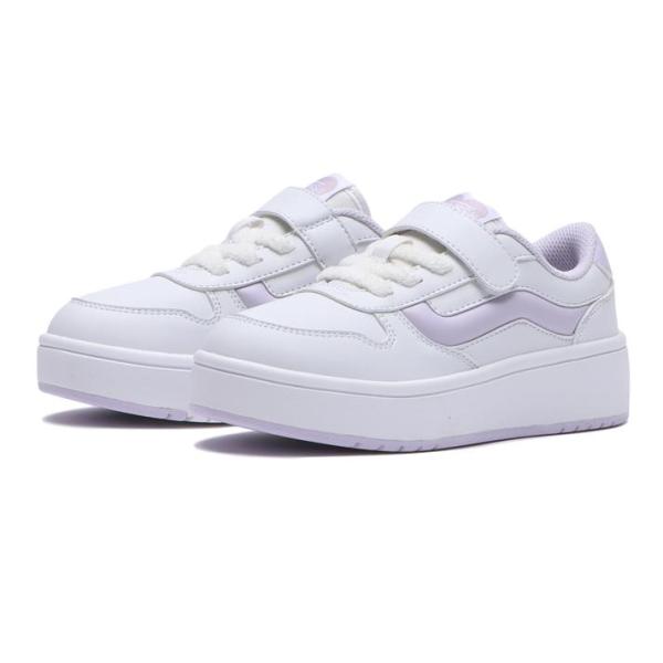 VANS（ヴァンズ） キッズ 17-22 IVY アイビー V2952K WHITE/LILAC