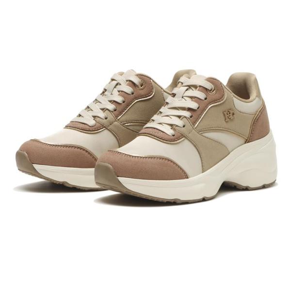 レディース HAWKINS ホーキンス CHERIE 6.5 ヒールアップスニーカー HW20400 S/BROWN