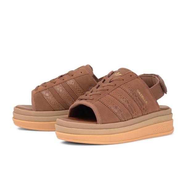 レディース ADIDAS アディダス GAZELLE BOLD SANDAL W ガゼル ボールド サンダル W IH6633 PREL/PREL/GOLD