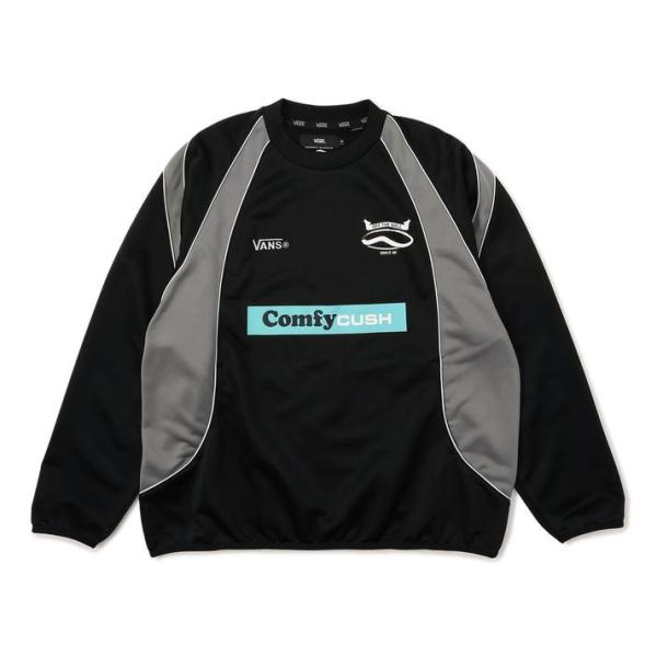 VANS（ヴァンズ） TDC CREW TRACK TOP ロングスリーブ VN000X6FBLK