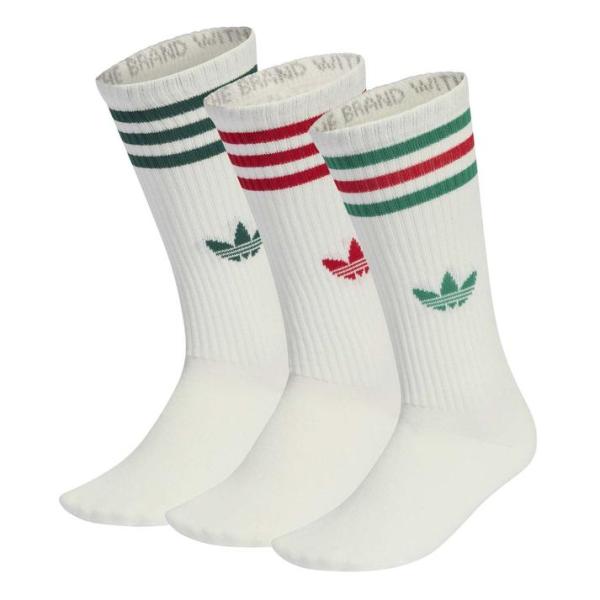 adidas（アディダス） U 3 STRIPES HIGH CREW SOCKS 3P 3Pソックス