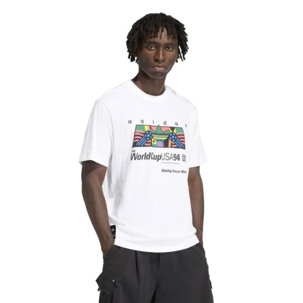 美品　アディダス　オリジナルス　アディカラー　ショートスリーブ　Tシャツ adidas（アディダス） M ARCHIVE AFRICA94 GRAPHIC TEE ショート
