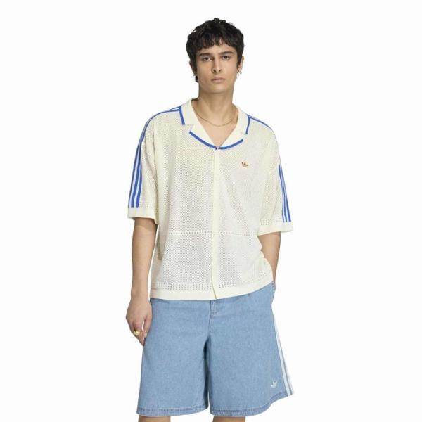 adidas（アディダス） M KNITTED SHIRT(HIGH SUMMER) ショートスリーブ