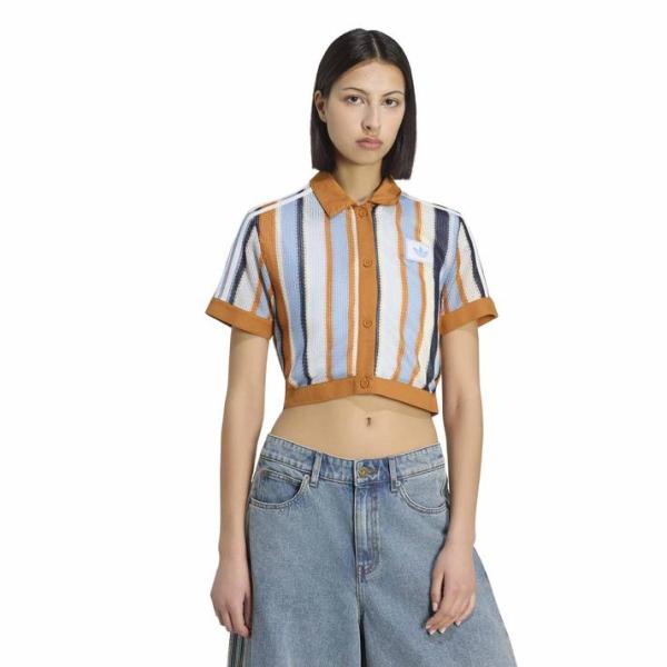 adidas（アディダス） レディース W CROPPED POLO(HIGH SUMMER