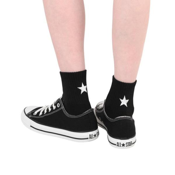 CONVERSE コンバース CV STANDARD SOCKS OX CVスタンダードソックスオックス 41800191 ABC-MART &amp; CONVERSE ONLINE SHOP限定 *BLK/OFF WHITE