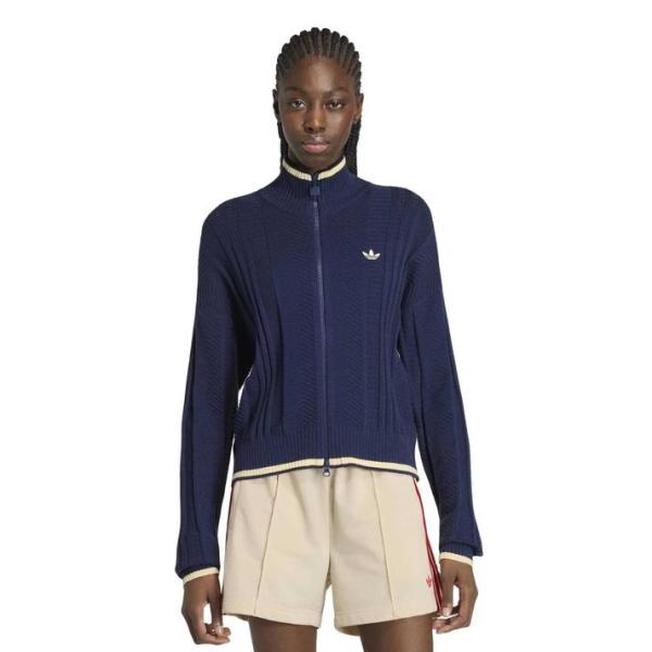 レディース adidas アディダス W CABLE KNIT FBIRD TT アウター KT1864 NIGHTINDIGO