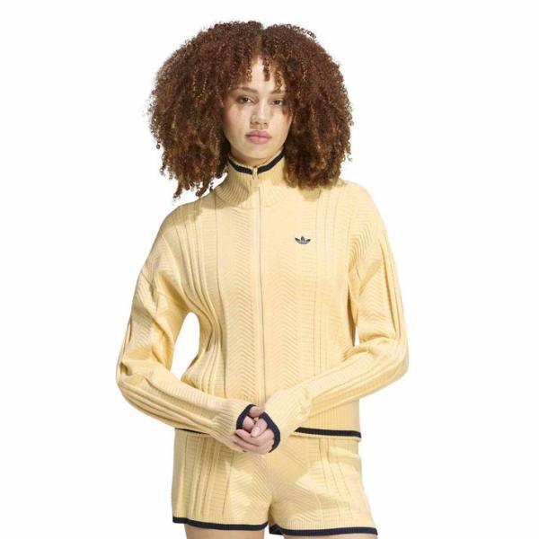 レディース adidas アディダス W CABLE KNIT FBIRD TT アウター KR7047 WARMVANILLA